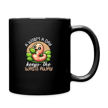 Lombriciculture Jardinage de vers de terre Vermiculture - Mug uni - noir - Droite