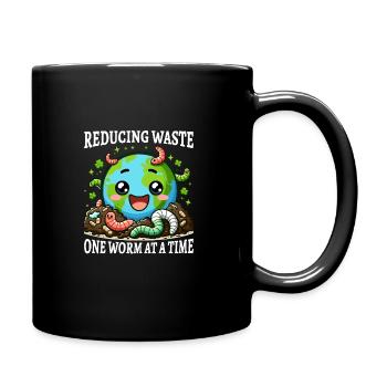 Lombriciculture Jardinage de vers de terre Vermiculture - Mug uni - noir - Droite
