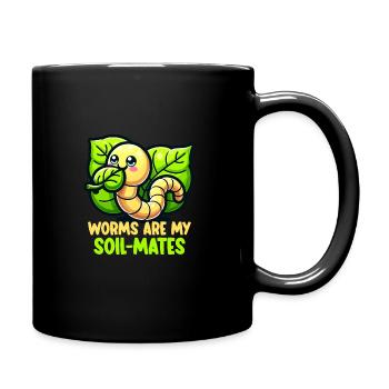 Lombriciculture Jardinage de vers de terre Vermiculture - Mug uni - noir - Droite