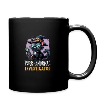 Paranormal Investigator Ghost Halloween Evp Haunte - Full Colour Mug - black - Right