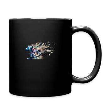 Paranormal Investigator Ghost Halloween Evp Haunte - Full Colour Mug - black - Right