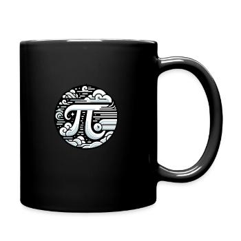 Funny Pi Day 2024 3.14 Pi Symbole numérique Mathématiques - Mug uni - noir - Droite