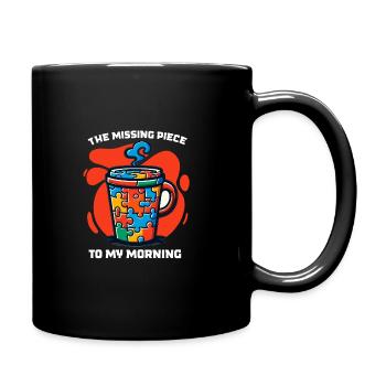 Puzzle Lover Jigzaw Puzzle Board Game Puzzler - Full Colour Mug - black - Right