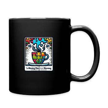 Puzzle Lover Jigzaw Puzzle Board Game Puzzler - Full Colour Mug - black - Right