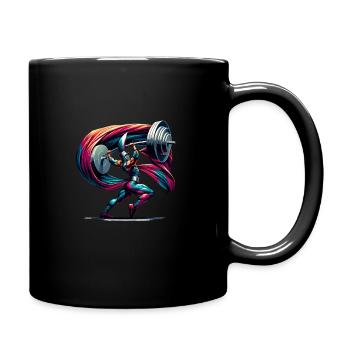 Winter Guard Instructor Colorguard Captain Gift - Full Colour Mug - black - Right