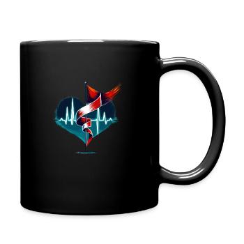 Winter Guard Instructor Colorguard Captain Gift - Full Colour Mug - black - Right