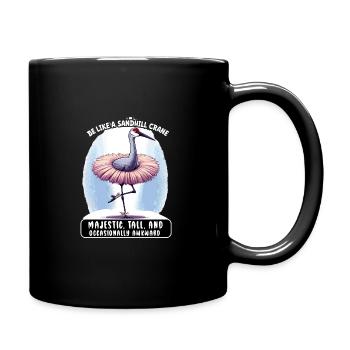 Sandhill Crane Lovers Bird Watching - Full Colour Mug - black - Right