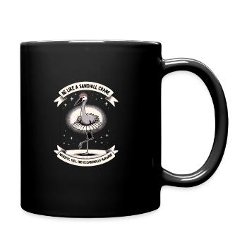 Sandhill Crane Lovers Bird Watching - Full Colour Mug - black - Right
