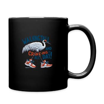 Sandhill Crane Lovers Bird Watching - Full Colour Mug - black - Right