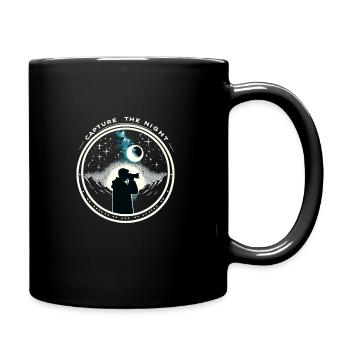 Astrophotography Astronomy Space Camera - Full Colour Mug - black - Right