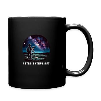 Astrophotography Astronomy Space Camera - Full Colour Mug - black - Right