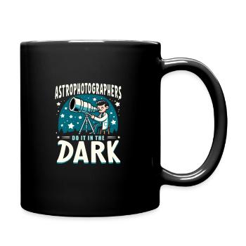 Astrophotography Astronomy Space Camera - Full Colour Mug - black - Right