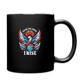 Schlaganfall-überlebende Schlaganfall-bewusstsein - Tasse einfarbig - Schwarz - Rechts