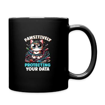 Ethical Hacking Analyst Ethical Cyber Security - Full Colour Mug - black - Right