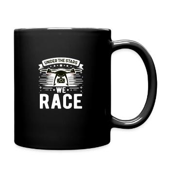Drohne Pilot Opa Geschenkidee Alter Mann Mit - Tasse einfarbig - Schwarz - Rechts