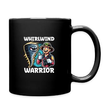 Meteorology children's tornado storm, The storm fan - Full Colour Mug - black - Right