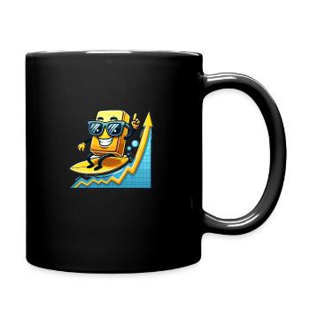 Trader d’or Forex Trader XAUUSD Trader - Mug uni - noir - Droite