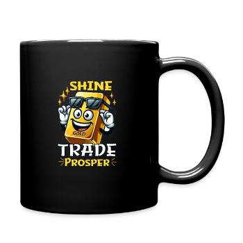 Trader d'or Trader Forex Trader XAUUSD - Mug uni - noir - Droite