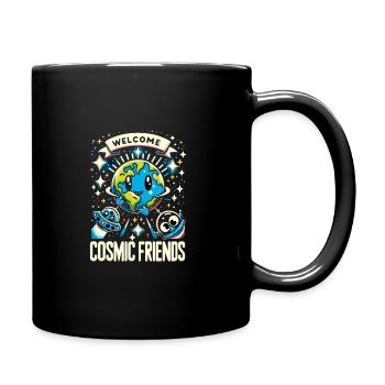 T-shirt avec Rejoignez Cosmic Friends: Out-of-t - Mug uni - noir - Droite