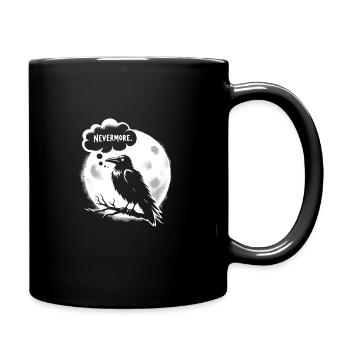Edgar Allan Poe Fan, Classic Literature, - Full Colour Mug - black - Right