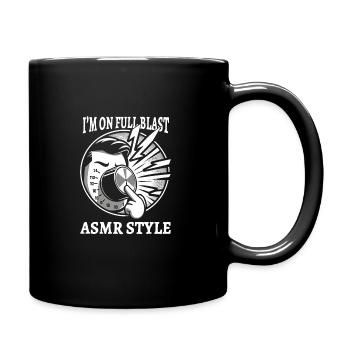 Asmr Whispering Asmr Enthusiast Mindfulness - Tasse einfarbig - Schwarz - Rechts