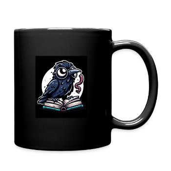Edgar Allan Poe Fan, Classic Literature, - Full Colour Mug - black - Right