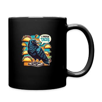 Edgar Allan Poe Fan, Classical Literature, - Full Colour Mug - black - Right