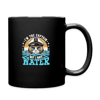 Boating Dad Boat Captain Pontoon Sailor Cruising - Tasse einfarbig - Schwarz - Rechts