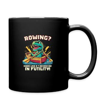 Boating Dad Boat Captain Pontoon Sailor Cruising - Tasse einfarbig - Schwarz - Rechts