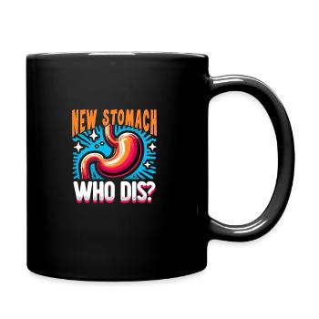Gastric sleeve, gastric sleeve, gastrectomy, gastrectomy - Full Colour Mug - black - Right