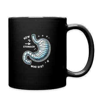 Schlauchmagen Schlauchmagenchirurgie Gastrektomie - Tasse einfarbig - Schwarz - Rechts