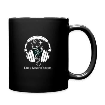 Geschenk Für Buchliebhaber Mit - Tasse einfarbig - Schwarz - Rechts