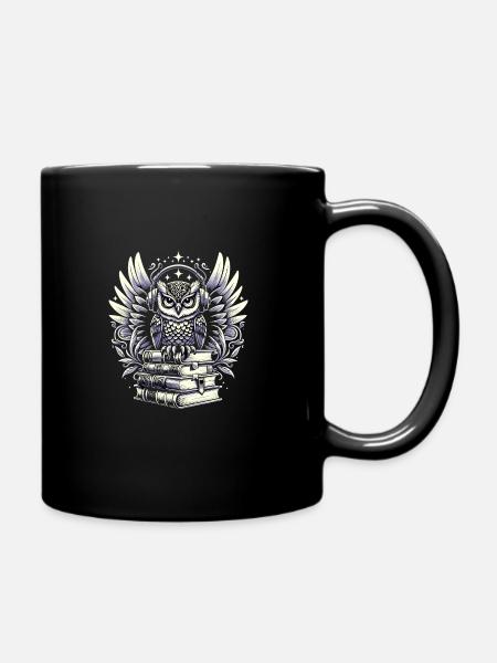 Geschenk Für Buchliebhaber Mit - Tasse einfarbig - Schwarz