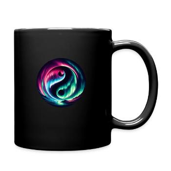 Polarlicht-aurora-verfolger Alaska Wilderness - Tasse einfarbig - Schwarz - Rechts