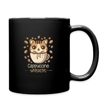 Pause-café amoureux des chats, amoureux du café chat mignon - Mug uni - noir - Droite