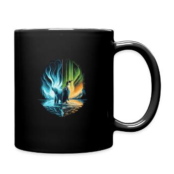 Aurora Aurora Tracker Alaska Wilderness - Full Colour Mug - black - Right