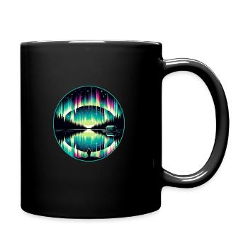 Aurora Aurora Tracker Alaska Wilderness - Full Colour Mug - black - Right