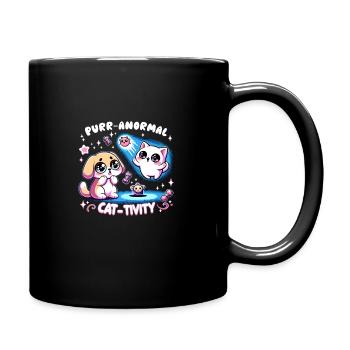 Chien d’horreur Halloween Spooky Dog Lover chien gothique - Mug uni - noir - Droite