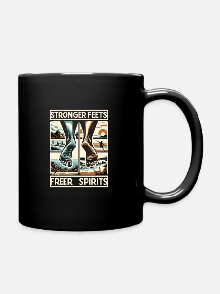 Barefood Lifestlye Ntural Foot Health Foot - Tasse einfarbig - Schwarz