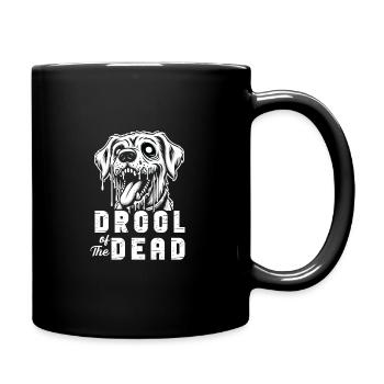 Chien d'horreur Halloween Spooky Dog Lover Chien gothique - Mug uni - noir - Droite