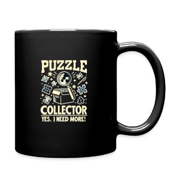Puzzle Lover Jigzaw Puzzle Board Game Puzzler - Full Colour Mug - black - Right