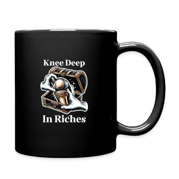 Hip Replacement Surgery Hip Surgery Post-op - Full Colour Mug - black - Right