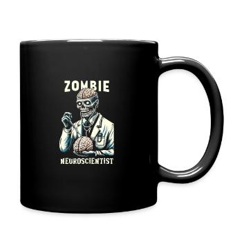 Psychological Horror psychiatric suspense - Full Colour Mug - black - Right