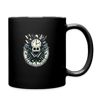 Psychological Horror psychiatric suspense - Full Colour Mug - black - Right