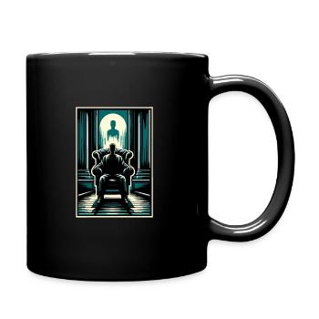Psychological Horror psychiatric suspense - Full Colour Mug - black - Right