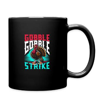 Funny bowling team bowler strike bowling club - Full Colour Mug - black - Right
