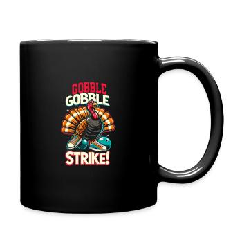 Funny bowling-team-bowler-strike-bowling-club - Full Colour Mug - black - Right