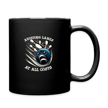 Lustiger Bowling-team-bowler-strike-bowling-club - Tasse einfarbig - Schwarz - Rechts