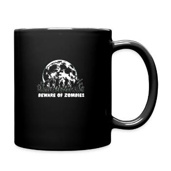 Horror Movie Fan Zombie Horror Classic - Full Colour Mug - black - Right