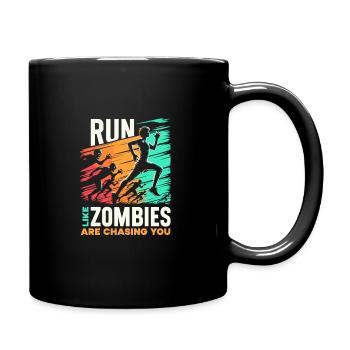 Horror Movie Fan Zombie Horror Classic - Full Colour Mug - black - Right